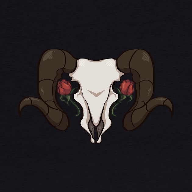 Ram Skull by AngrySlowpoke